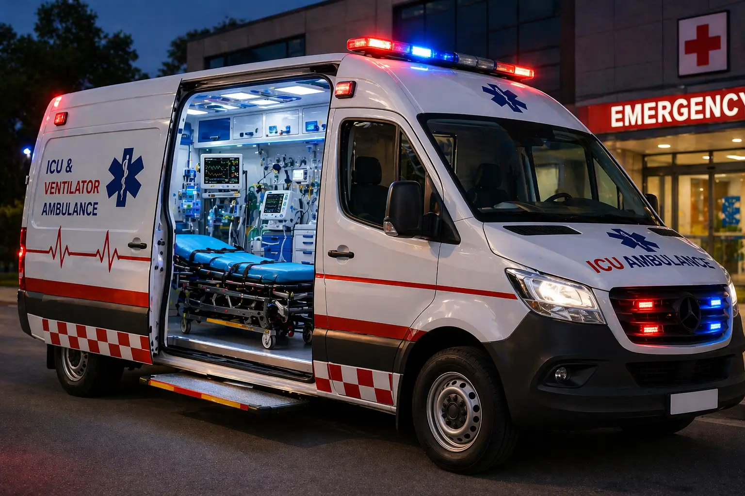 ICU Ambulance interior