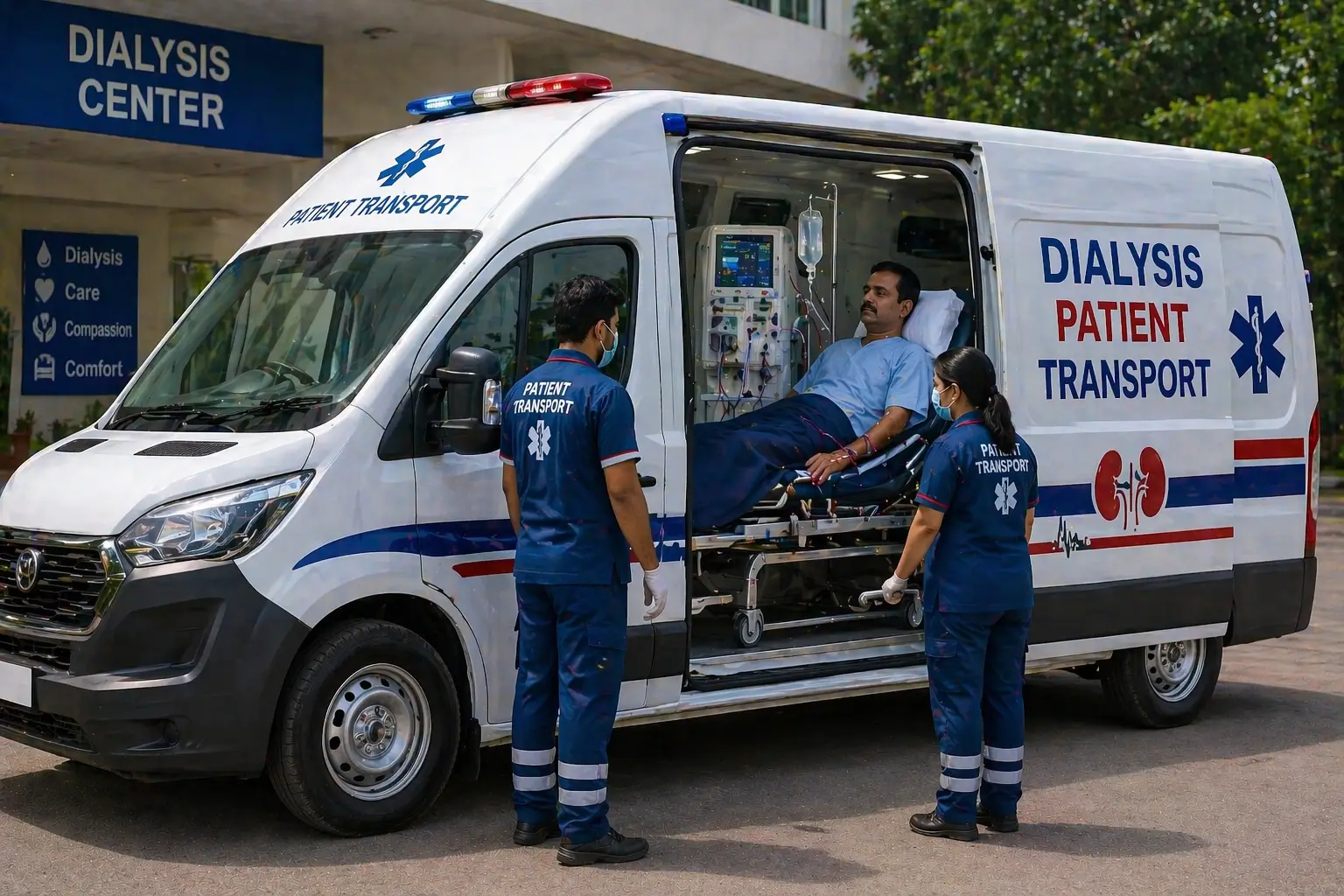 Dialysis patient transport