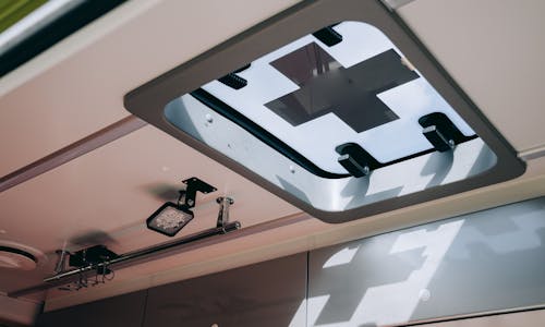 ICU ambulance interior